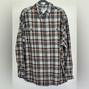 Duluth Trading Co Men's Black Plaid Shirt